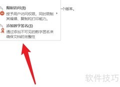 Word添加数字签名教程