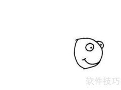 卡通飞鱼简笔画教程