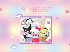 雷蛇×三丽鸥推Hello Kitty盲盒键帽系列，六盒套装含隐藏镀铬款