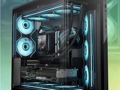 Tt发布View 590 TG ARGB海景房机箱：270°曲面玻璃+五风扇无限镜灯效