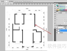 PS制作室内彩色平面图技巧