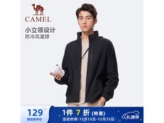 骆驼男装双面摇粒绒外套129元抢