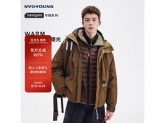 NVG·YOUNG男士羽绒服京东大促低至834元