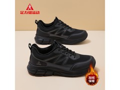 足力健老人鞋男加绒新款