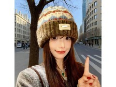 OLOIU女士毛线帽25.9元抢