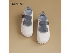 达芙妮银色玛丽珍运动鞋