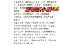 2026款小鹏G6低调焕新：增程续航突破，16万元起重塑性价比标杆