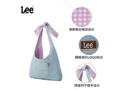 Lee格子帆布包通勤实用，113元现84元