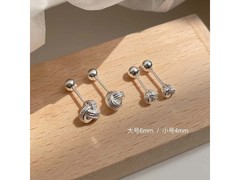 如意结耳环耳钉拍一发二，仅29.9元，速来抢购！