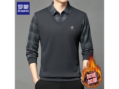 罗蒙加绒假两件毛衣京东热卖低至53.87元
