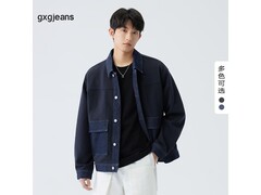 gxgjeans男牛仔夹克186元