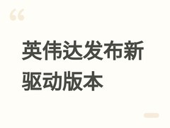 英伟达发布610.62与582.66双版本驱动，分别优化新老显卡性能与安全