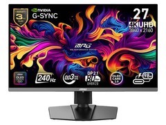 微星26.5英寸OLED显示器直降2375元