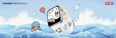 华为WATCH FIT 5携手泡泡玛特Hirono小野，定义智能方表新潮向！