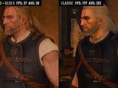 巫师3：重制版启用DLSS 5后画质提升显著但帧率反降