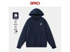 SPAO刺绣小熊连帽外套，到手仅79元！