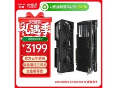 讯景RX 9070黑狼12G电竞显卡