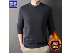 罗蒙男士加绒毛衣京东促销低至44.15元