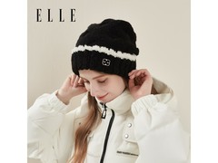 ELLE女士羊毛针织帽秋冬特惠低至39.6元