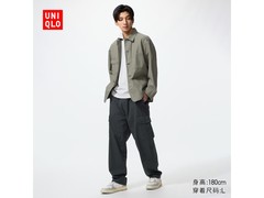 优衣库水洗宽松工装男装