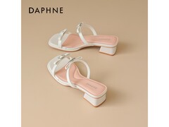 达芙妮法式高跟小凉拖京东低至67.05元