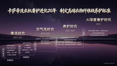 卡萨帝洗衣机20年：引领4个洗衣时代