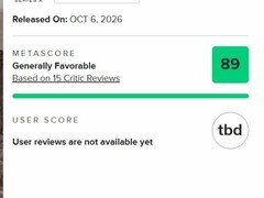 战争机器：事变日媒体口碑爆棚，Metacritic 89分，15家全好评