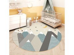 金玉铭川儿童房雪糕山峰地毯低至9.9元