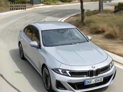 全新宝马5系预想图曝光：设计微调内饰大改