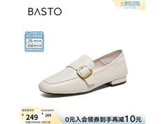 百思图小羊皮乐福鞋204元