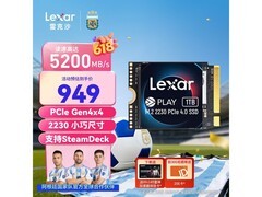 雷克沙PLAY2230 1TB SSD限时949元