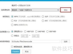 优酷FLV转AVI格式