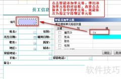 自定义报表填报属性设置