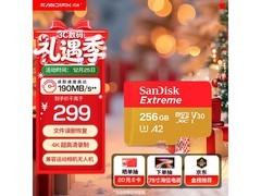 闪迪256GB存储卡限时289元