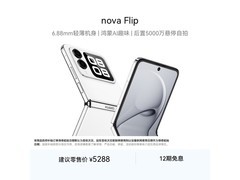 华为nova Flip零度白256GB