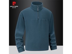 皮尔·卡丹男士卫衣立领抓绒，仅39.9元