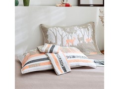 多兰诗原棉纱枕巾一对29.9元