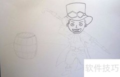 萨博绘画教程：简单几步画出海贼王