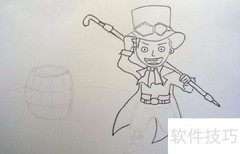 萨博绘画教程：简单几步画出海贼王