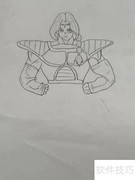 卡通萨博绘画教程