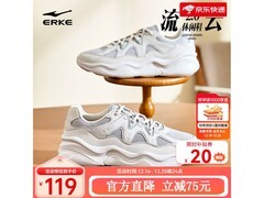 鸿星尔克流云2男鞋京东低至119元