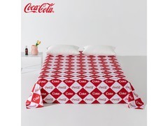 可口可乐磨毛加厚床单，券后9.9元速抢