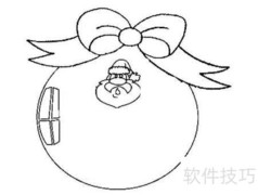 搞笑圣诞老人简笔画教程