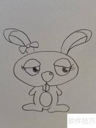 搞笑兔子简笔画，萌翻你！