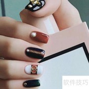 自己贴美甲教程：简单三步搞定