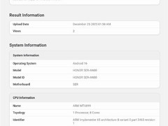 荣耀Power 2曝光：天玑8500 Elite旗舰芯+10080mAh电池