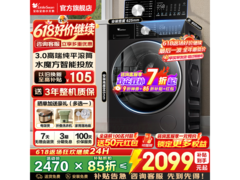 小天鹅10kg滚筒洗衣机，到手价2470元！