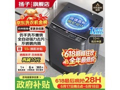 扬子10KG洗烘一体波轮洗衣机，低至376元