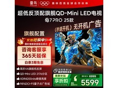 雷鸟75寸鹤7 Pro 25款电视山东特惠