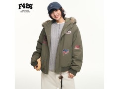 F426赵露思同款军绿派克棉服，满减后374元速抢！